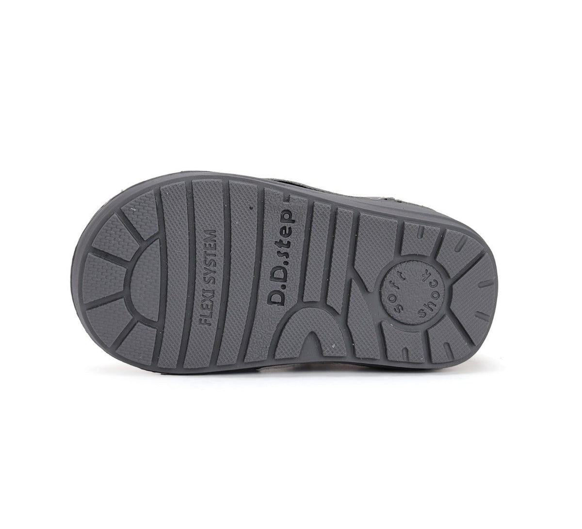 D.D.Step cizme fete imblanite 20-25 Drak Grey cu inimioare