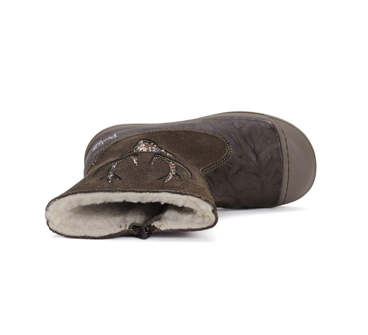 D.D.Step cizme fete imblanite Ponte20 supinati 22-27 Chocolate cu cerb