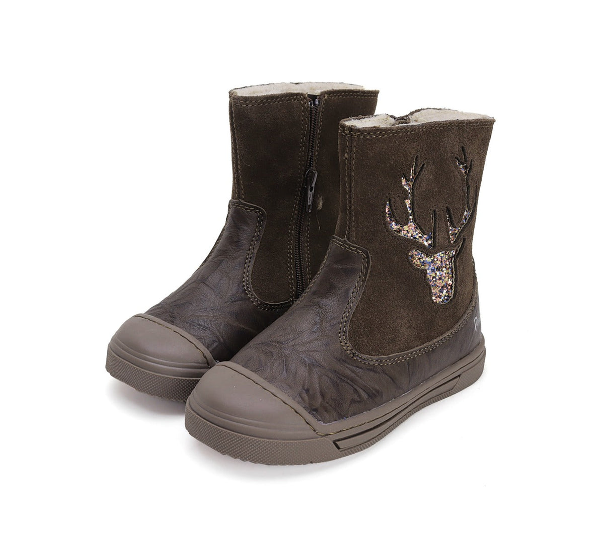 D.D.Step cizme fete imblanite Ponte20 supinati 22-27 Chocolate cu cerb