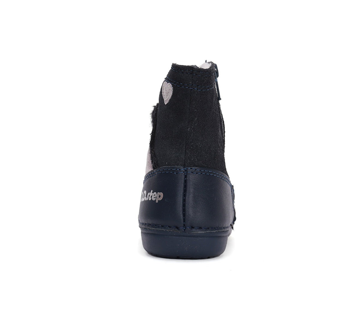 D.D.Step cizme fete imblanite Primii Pasi 20-25 Royal Blue cu pinguin