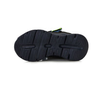 D.D.Step ghete baieti Aqua-Tex 30-35 Royal Blue cu verde neon