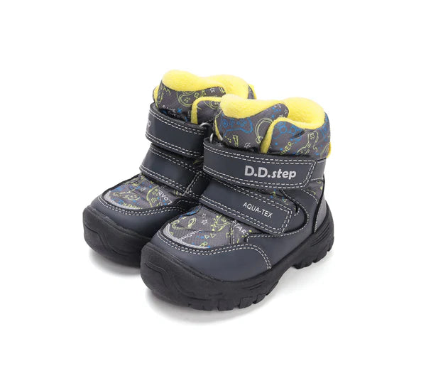 D.D.Step ghete baieti Aqua-Tex captusite 28-33 Yellow Imagine principală a produsului