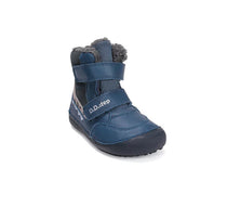 D.D.Step ghete baieti Barefoot captusite 25-30 Bermuda Blue cu crocodil
