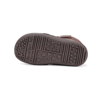 D.D.Step ghete baieti Barefoot captusite 25-30 Chocolate cu crocodil