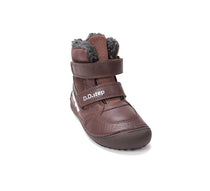 D.D.Step ghete baieti Barefoot captusite 25-30 Chocolate cu crocodil