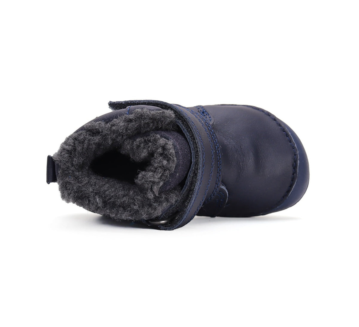 D.D.Step ghete baieti Barefoot imblanite 20-25 Royal Blue cu dino