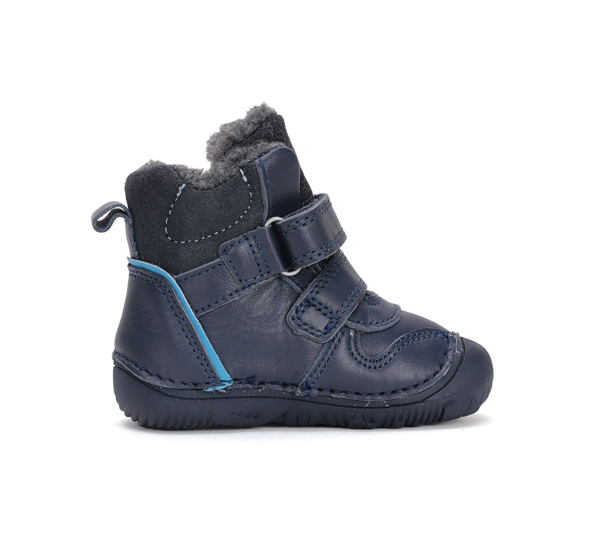 D.D.Step ghete baieti Barefoot imblanite 20-25 Royal Blue
