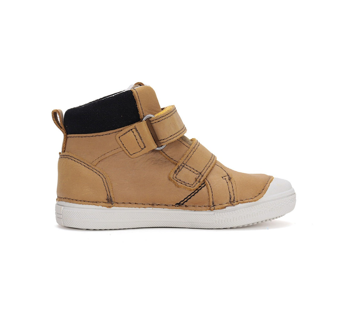 D.D.Step ghete baieti cu scai 31-36 Cream 