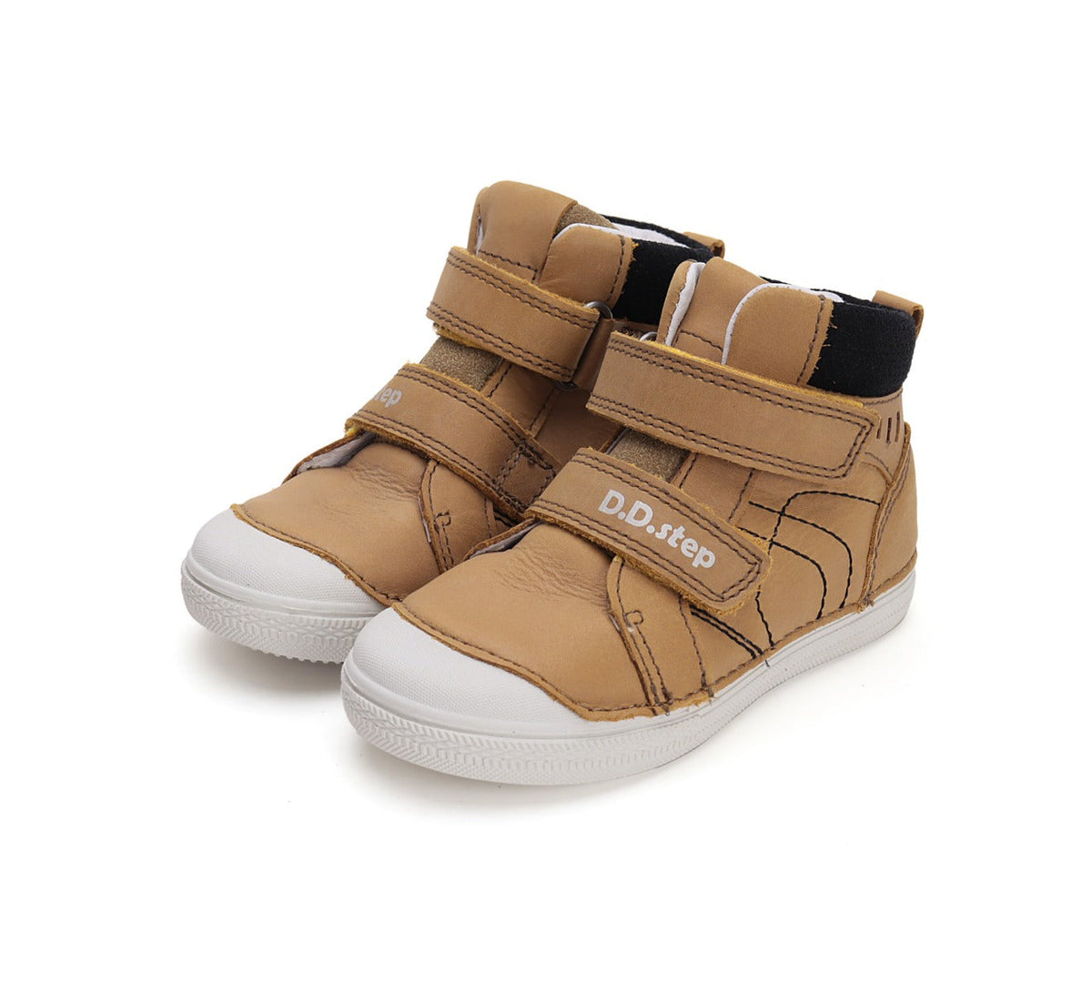 D.D.Step ghete baieti cu scai 31-36 Cream  Imagine principală a produsului