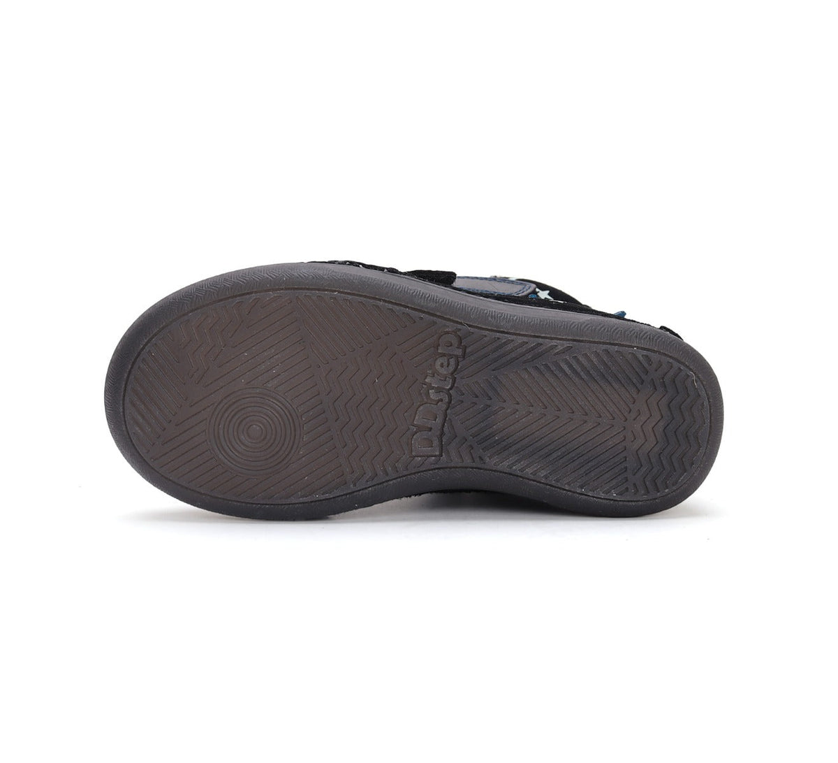 D.D.Step ghete baieti fluorescente si imblanite 26-31 Black cu dino