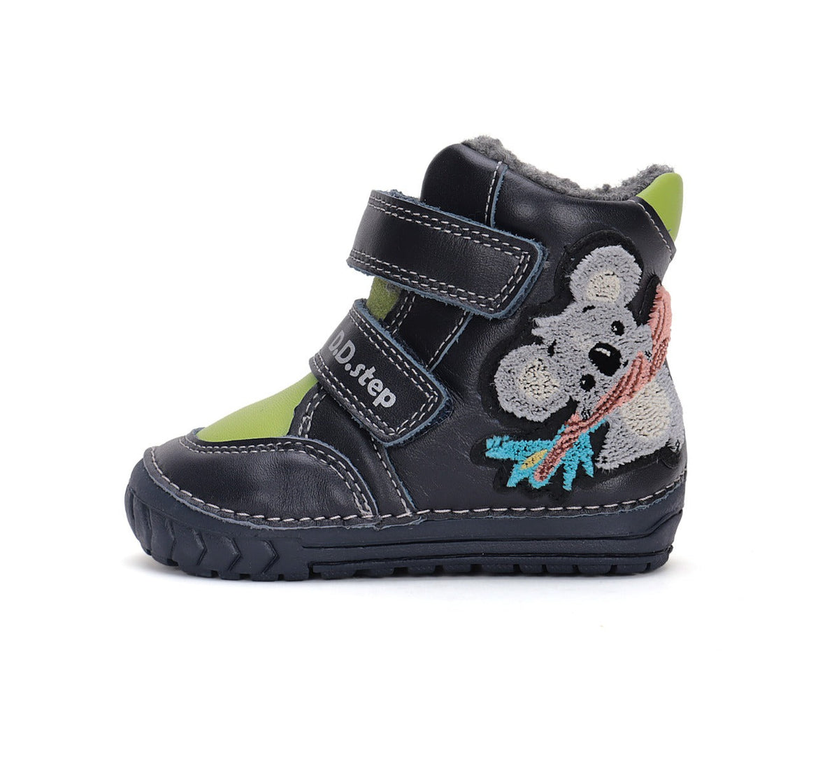 D.D.Step ghete baieti imblanite 19-24 Royal Blue cu koala