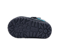 D.D.Step ghete baieti imblanite 19-24 Royal Blue cu koala