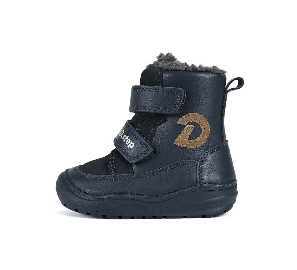 D.D.Step ghete baieti imblanite 20-25 Bermuda Blue cu D