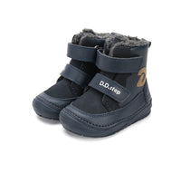 D.D.Step ghete baieti imblanite 20-25 Bermuda Blue cu D