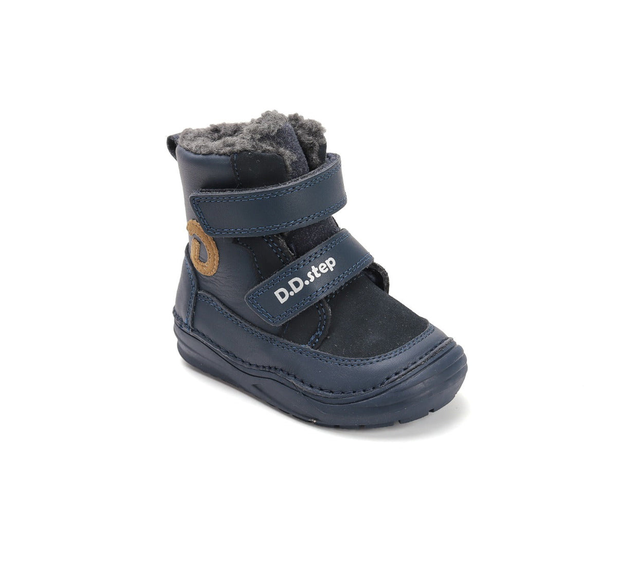 D.D.Step ghete baieti imblanite 20-25 Bermuda Blue cu D