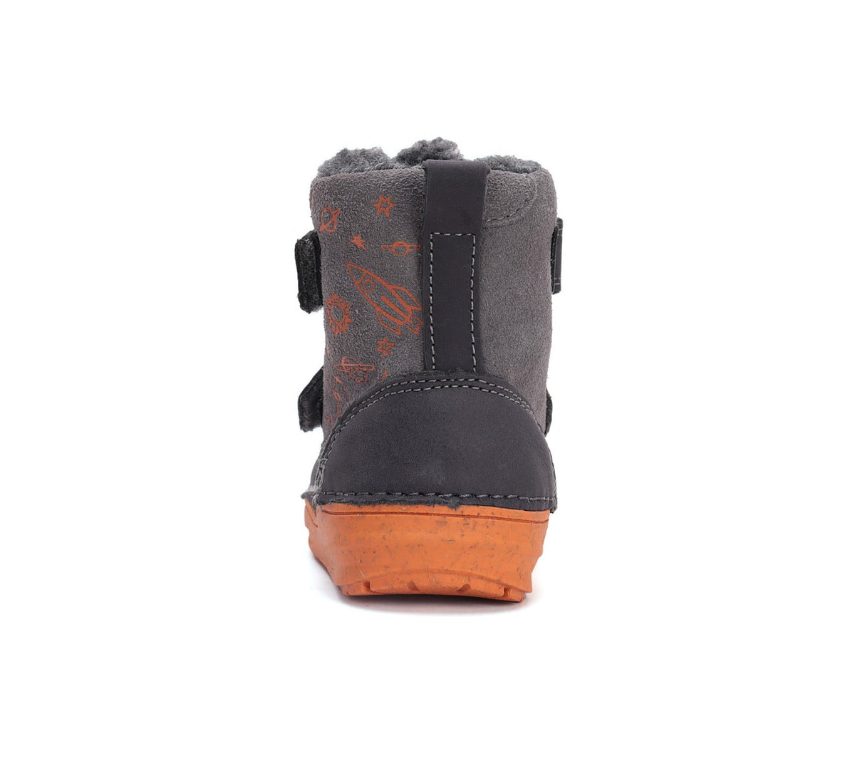 D.D.Step ghete baieti imblanite 20-25 Dark Grey cu navete
