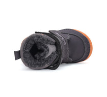 D.D.Step ghete baieti imblanite 20-25 Dark Grey cu navete