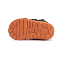D.D.Step ghete baieti imblanite 20-25 Dark Grey cu navete