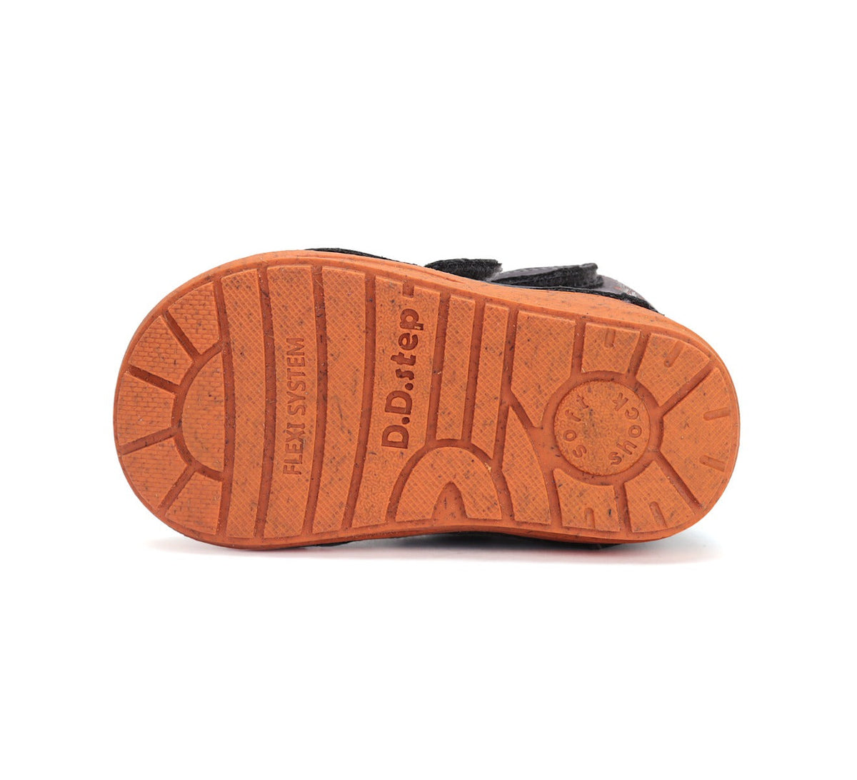 D.D.Step ghete baieti imblanite 20-25 Dark Grey cu navete