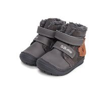D.D.Step ghete baieti imblanite 26-31 Dark Grey cu urs