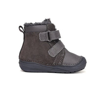 D.D.Step ghete baieti imblanite 26-31 Dark Grey cu urs
