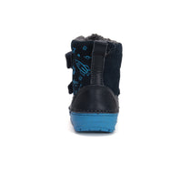 D.D.Step ghete baieti imblanite 20-25 Royal Blue cu navete