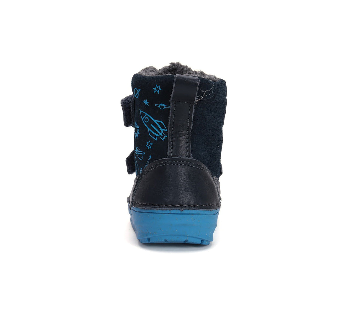 D.D.Step ghete baieti imblanite 20-25 Royal Blue cu navete