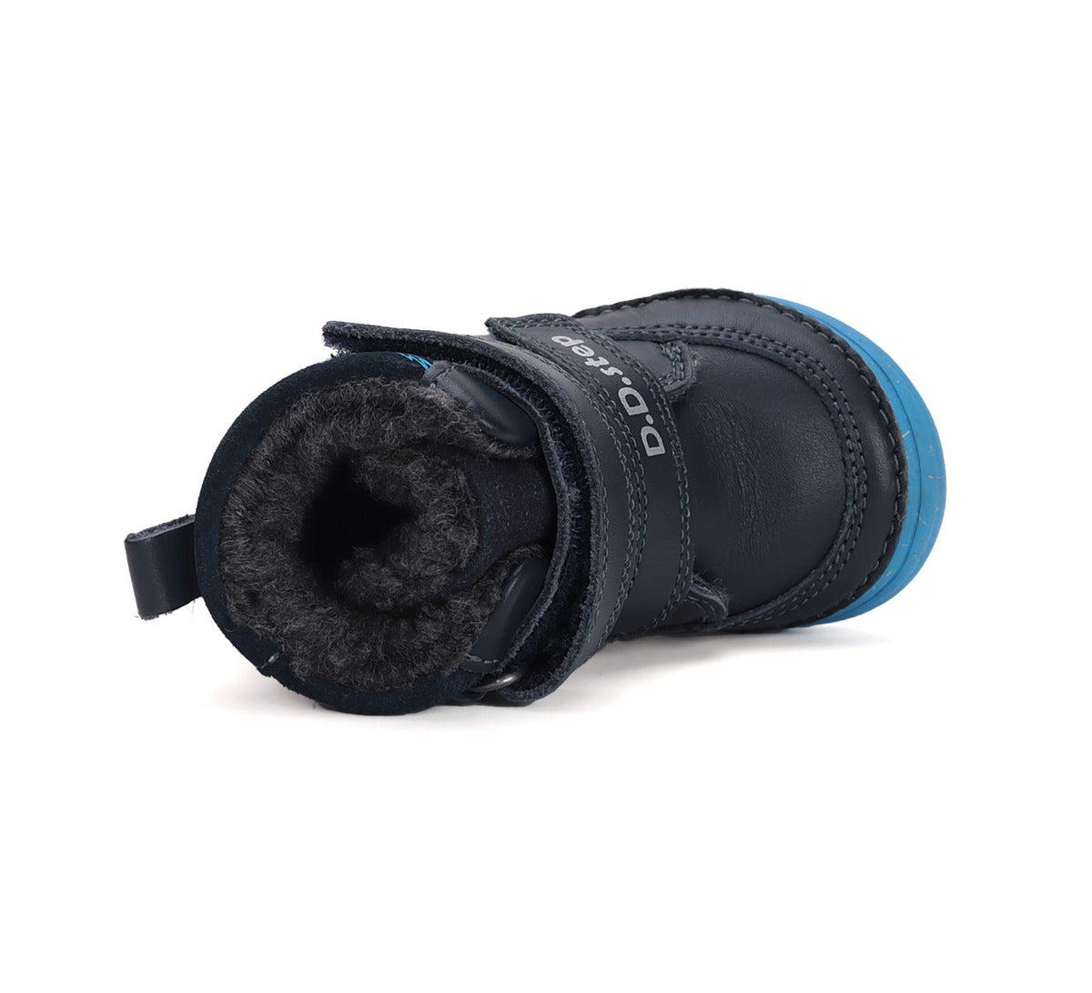 D.D.Step ghete baieti imblanite 20-25 Royal Blue cu navete