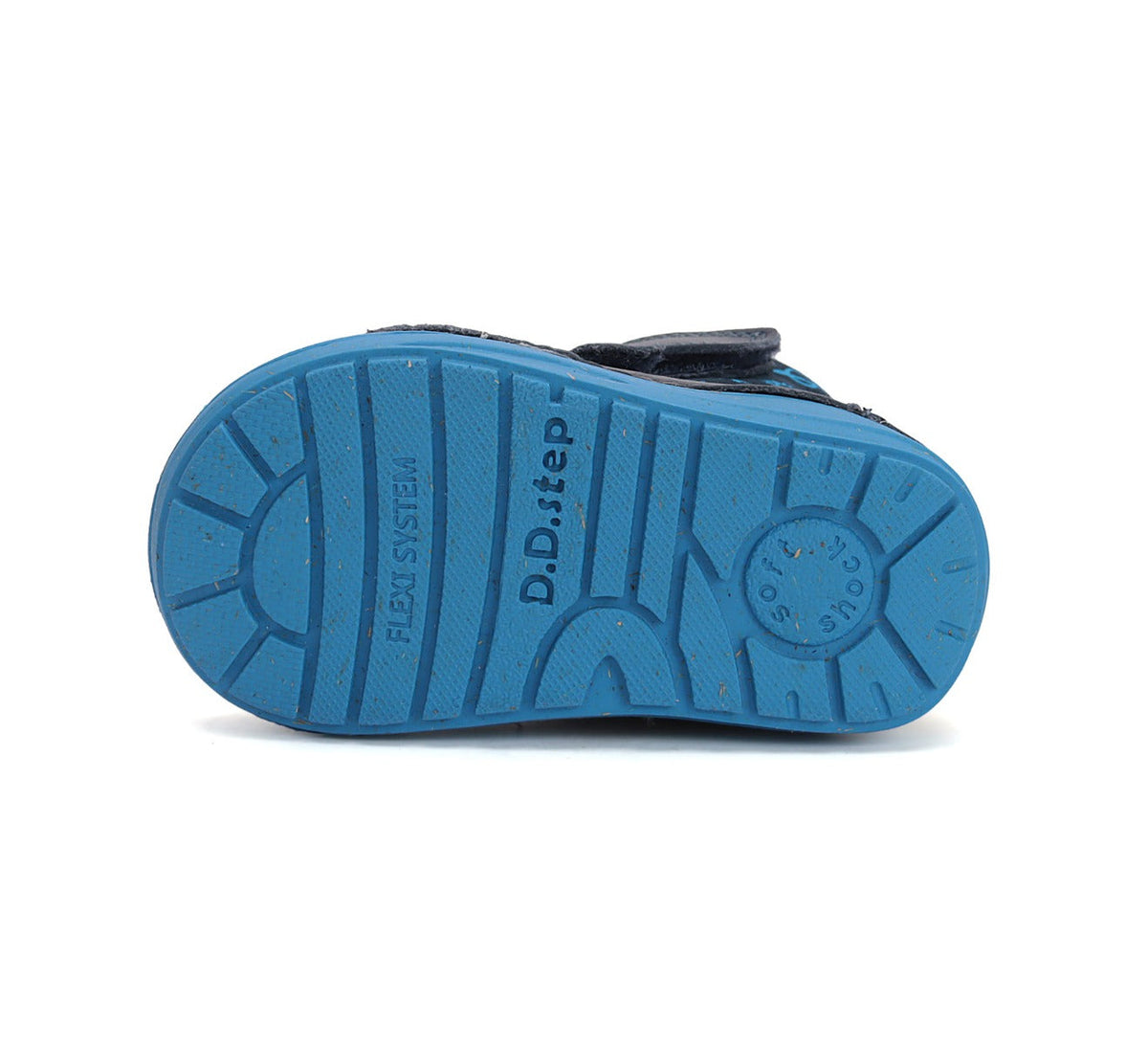 D.D.Step ghete baieti imblanite 20-25 Royal Blue cu navete