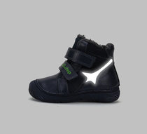D.D.Step ghete baieti imblanite 26-31 Royal Blue cu neon