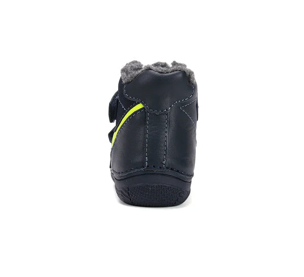 D.D.Step ghete baieti imblanite 20-25 Royal Blue cu neon