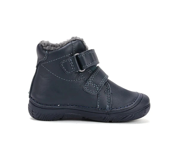 D.D.Step ghete baieti imblanite 20-25 Royal Blue cu neon
