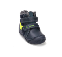 D.D.Step ghete baieti imblanite 26-31 Royal Blue cu neon