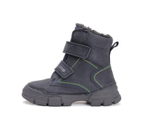 D.D.Step ghete baieti imblanite 25-30 Royal Blue cu cusatura verde