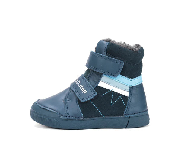 D.D.Step ghete baieti imblanite 25-30 Royal Blue Imagine secundară a produsului