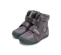 D.D.Step ghete baieti imblanite 26-31 Dark Grey cu dino
