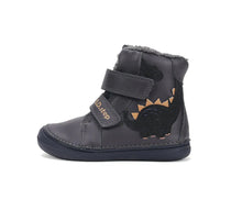 D.D.Step ghete baieti imblanite 26-31 Royal Blue cu dino