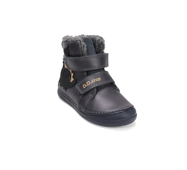 D.D.Step ghete baieti imblanite 26-31 Royal Blue cu dino