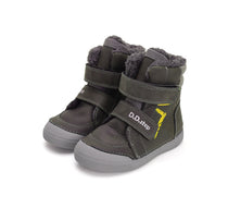 D.D.Step ghete baieti imblanite 31-36, Dark Grey cu stea