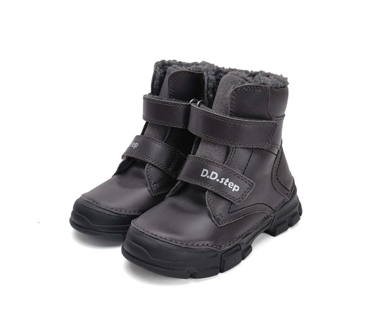 D.D.Step ghete baieti imblanite 31-36 Dark Grey  Imagine principală a produsului