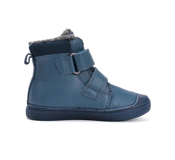 D.D.Step ghete baieti imblanite cu talpa fluorescenta 25-30 Calypso Sky cu controler