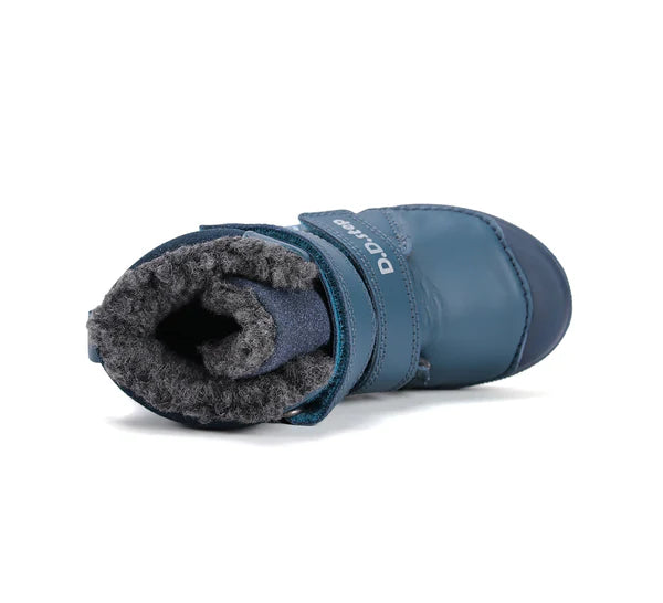 D.D.Step ghete baieti imblanite cu talpa fluorescenta 25-30 Calypso Sky cu controler