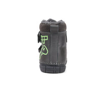 D.D.Step ghete baieti imblanite cu talpa fluorescenta 25-30 Dark grey cu controler