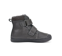 D.D.Step ghete baieti imblanite cu talpa fluorescenta 25-30 Dark grey cu controler