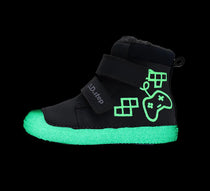 D.D.Step ghete baieti imblanite cu talpa fluorescenta 25-30 Royal Blue cu controler