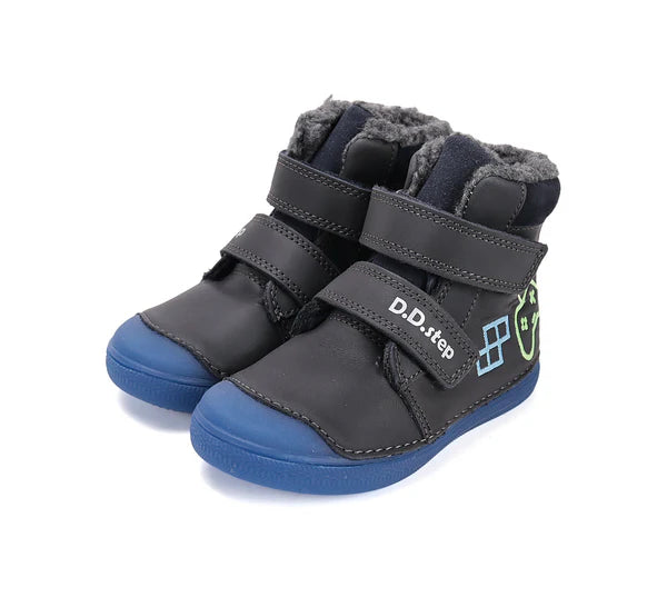 D.D.Step ghete baieti imblanite cu talpa fluorescenta 25-30 Royal Blue cu controler Imagine principală a produsului