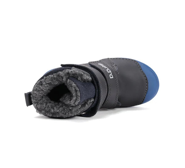 D.D.Step ghete baieti imblanite cu talpa fluorescenta 25-30 Royal Blue cu controler