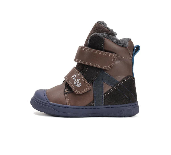 D.D.Step ghete baieti imblanite Ponte20 supinati 28-33 Chocolate Imagine secundară a produsului
