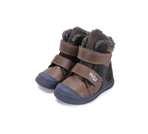 D.D.Step ghete baieti imblanite Ponte20 supinati 28-33 Chocolate Imagine principală a produsului