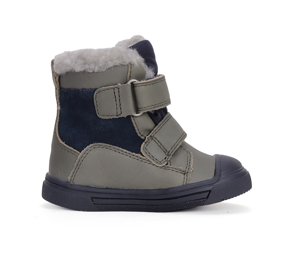 D.D.Step ghete baieti imblanite Ponte20 supinati AQUA-TEX 28-33 Khaki cu dino
